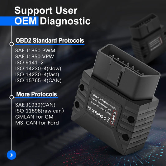 Scanner OBD2 Vgate vLinker MC+ Bluetooth 4.0 ELM327 V2.2 – Outil de diagnostic automobile avancé