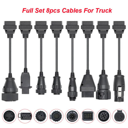 Ensemble complet de câbles pour voitures et camions compatibles avec les outils OBD2