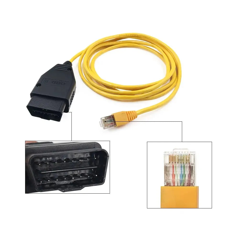 Vdash2 OBD2 to Ethernet Cable for BimmerCode and VDASH – OBD4