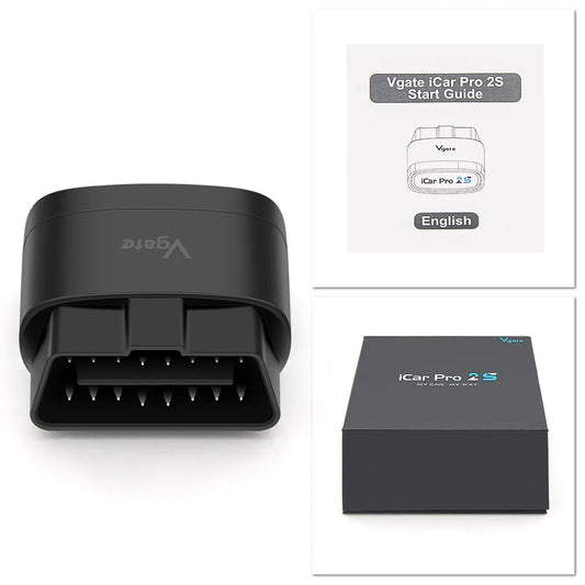 Scanner OBD2 Bluetooth Vgate iCar Pro 2S 5.3 – Version améliorée ELM327 V2.3 pour Android, iOS et PC